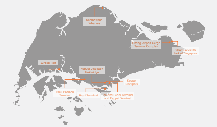 新加坡自贸区分布