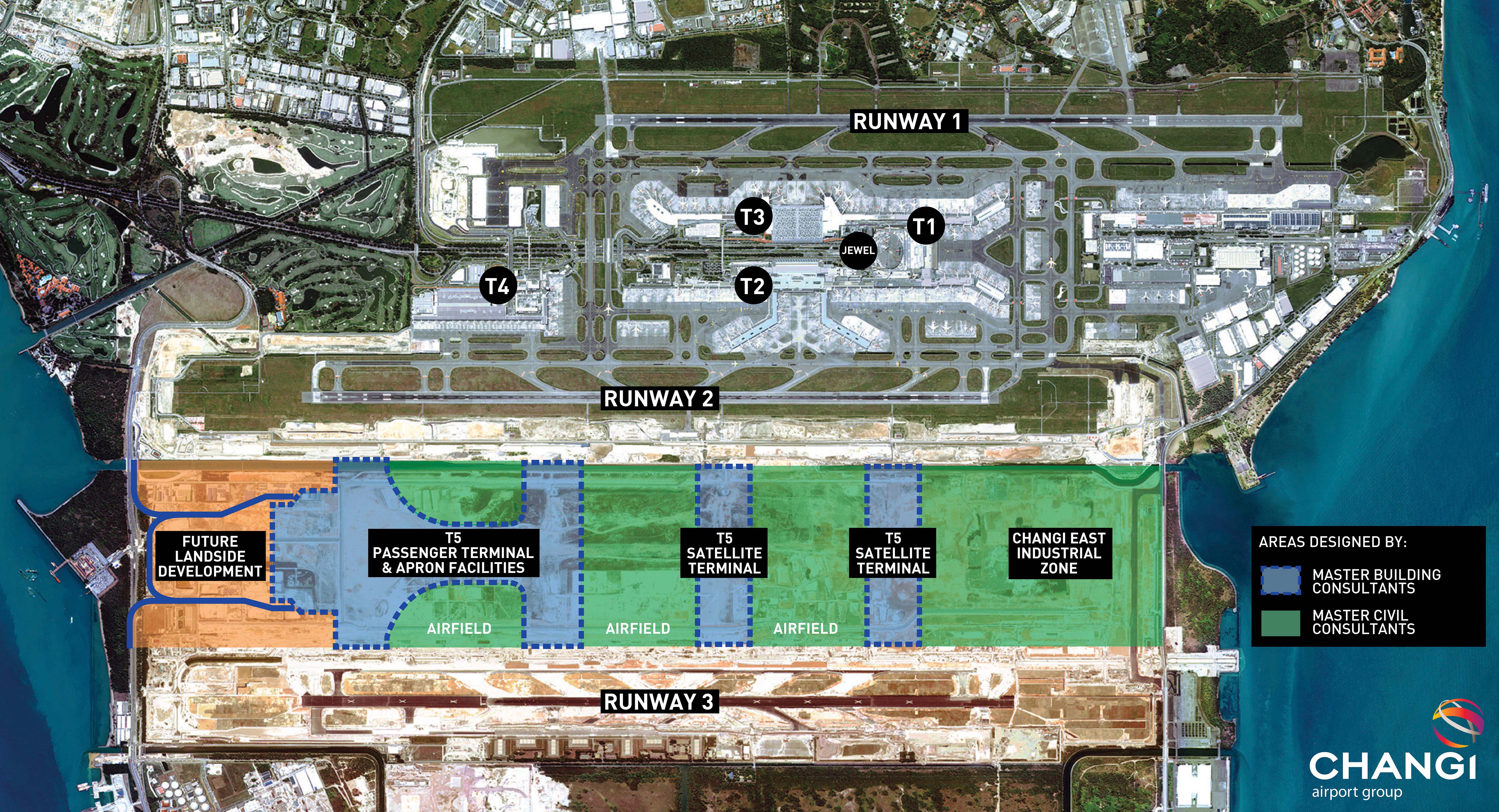 Changi Airport Terminal 5 engineering Surbana Jurong aviation